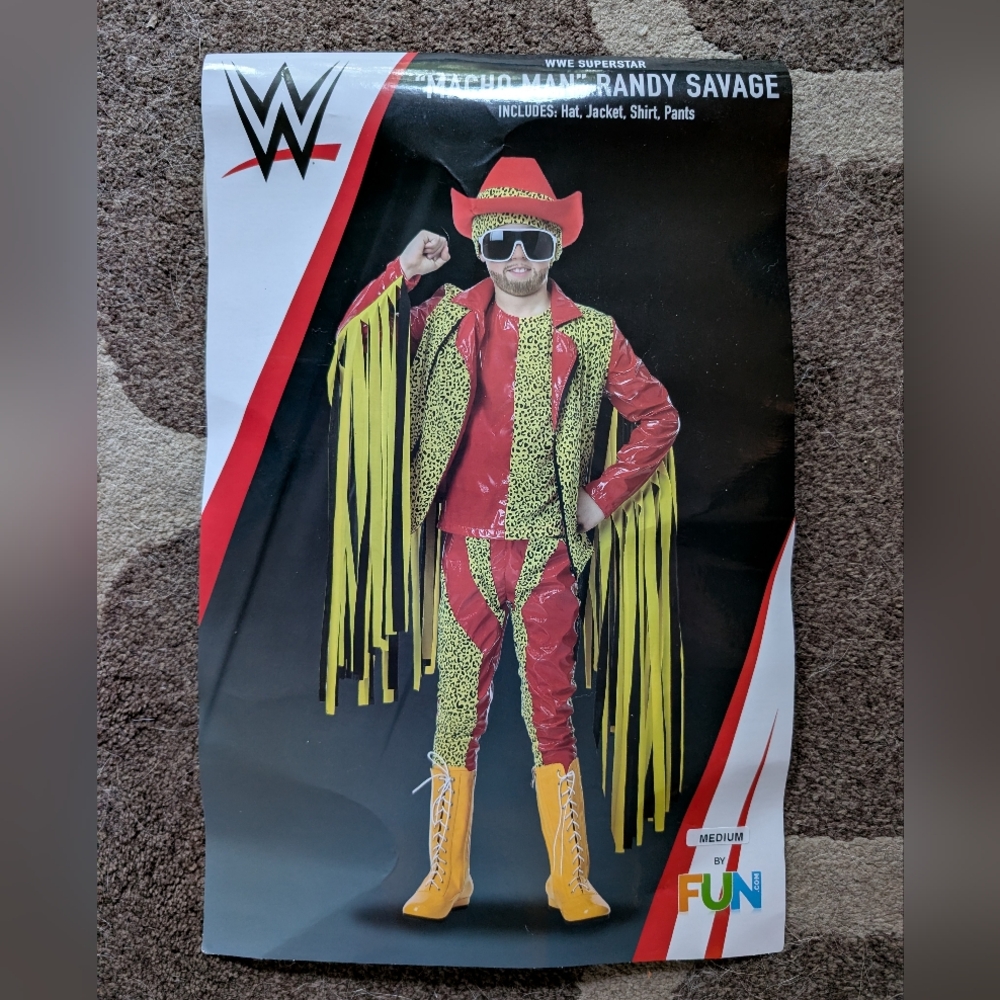 Kids WWE Macho Man Randy Savage Halloween costume Medium